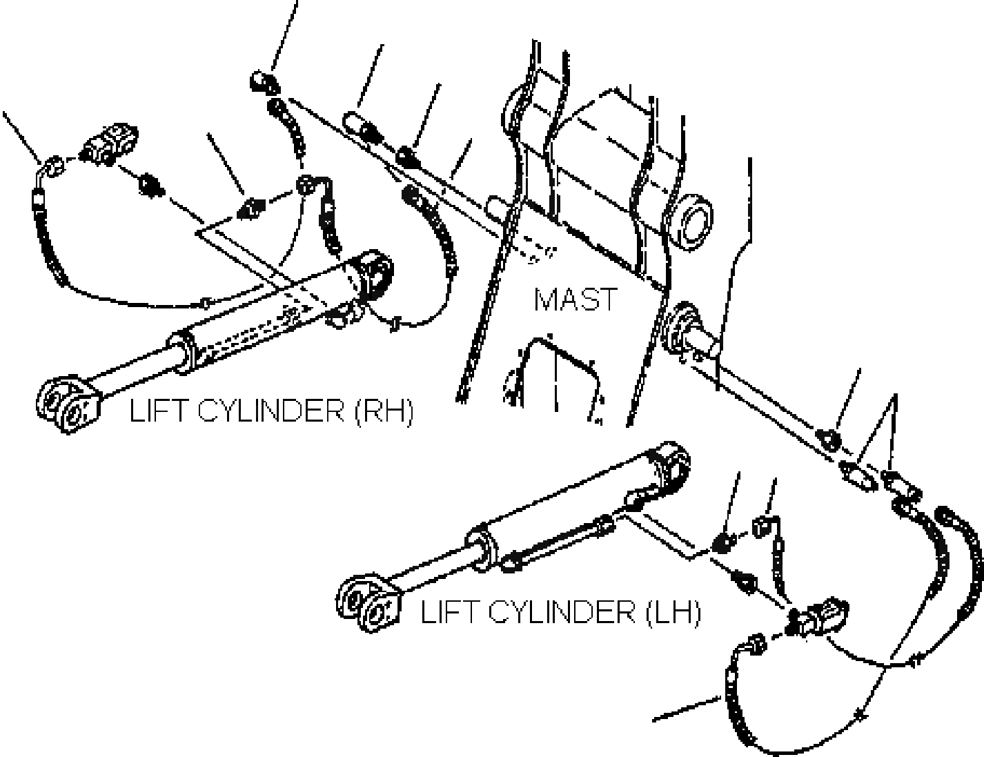 Схема запчастей Komatsu PC210MH-8 - ТРУБЫ (ЦИЛИНДР) (LIFT КАБИНА) TABLE OF CONTENTS PCMH-8