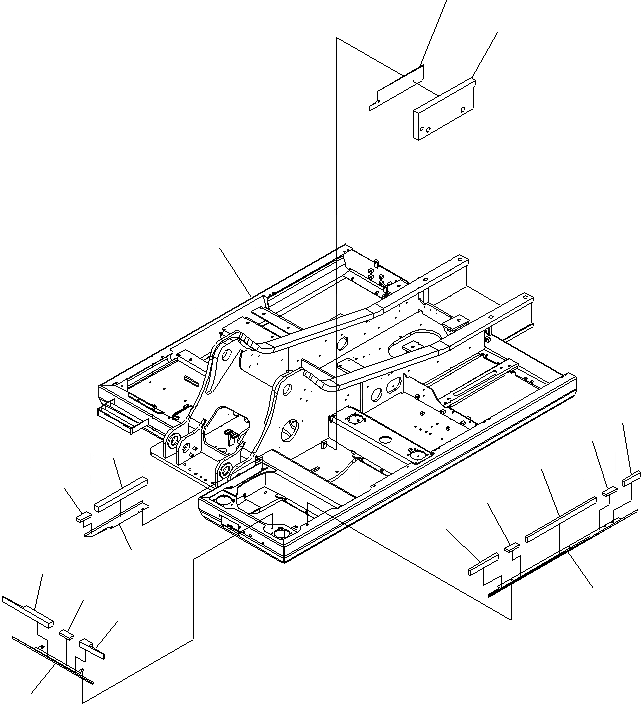 Схема запчастей Komatsu PC210MH-8 - ОСНОВНАЯ РАМА (STD) TABLE OF CONTENTS PCMH-8