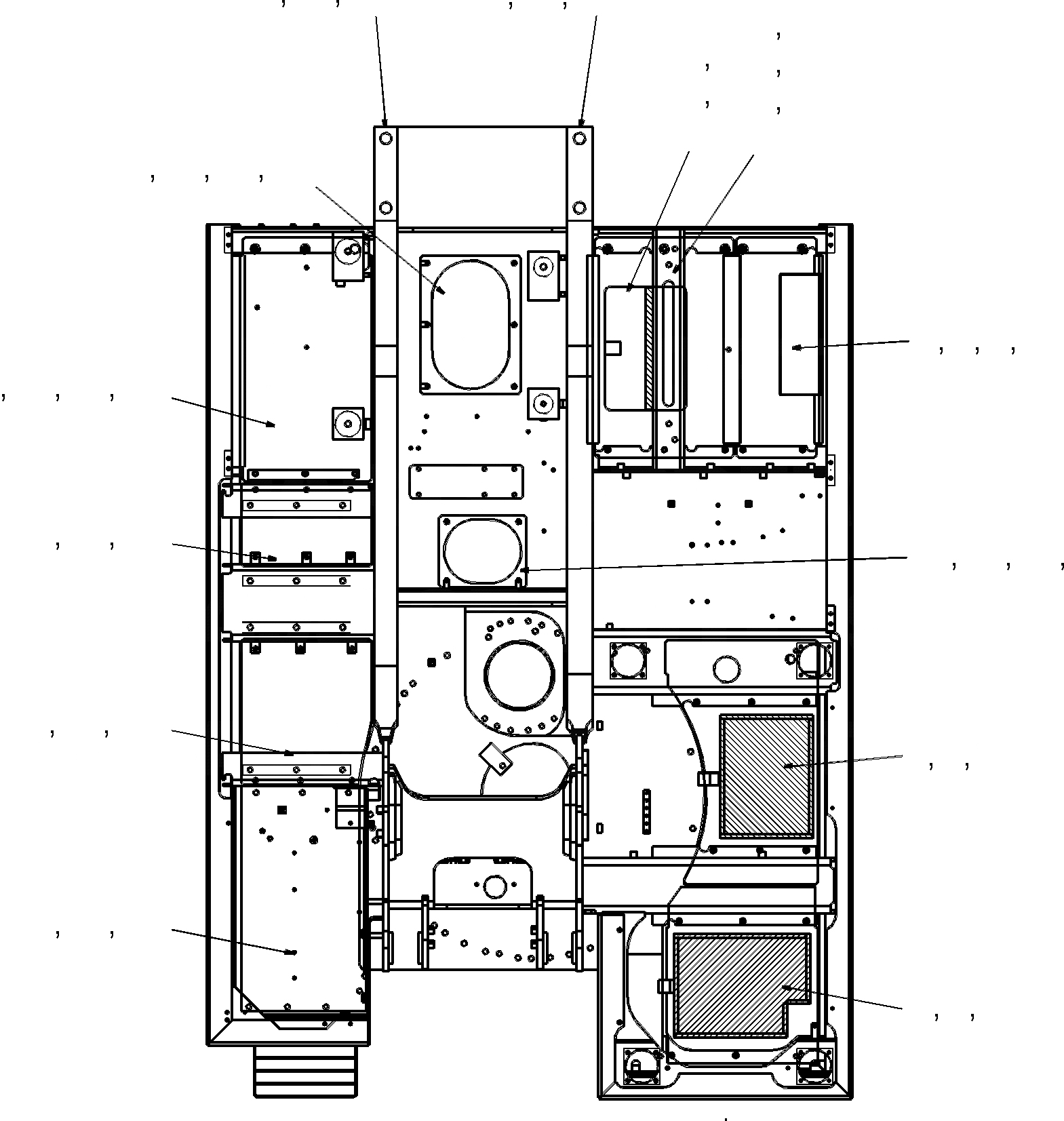 Схема запчастей Komatsu PC210MH-8 - УСИЛ. НИЖН.КРЫШКИ (STD КАБИНА) TABLE OF CONTENTS PCMH-8