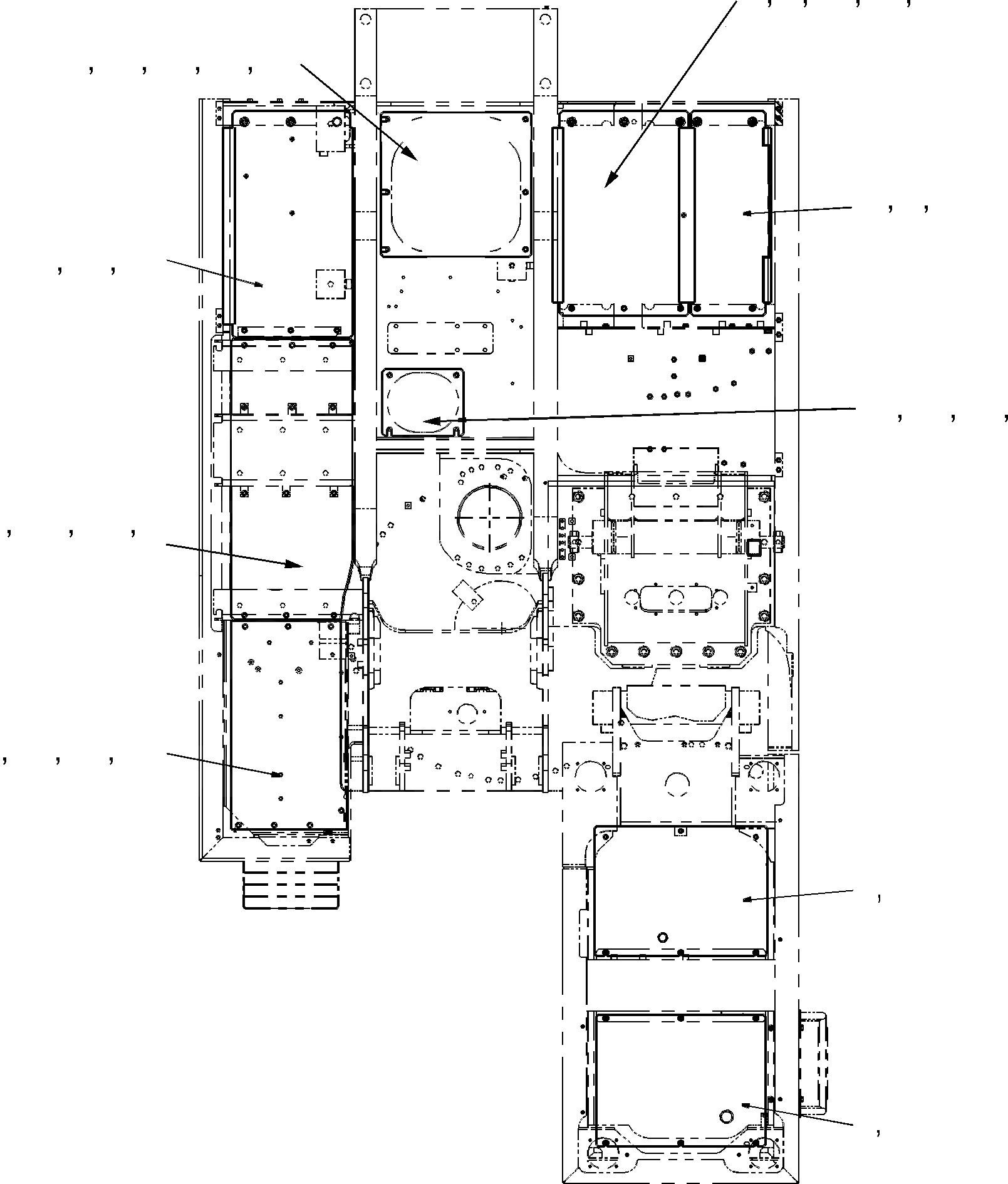 Схема запчастей Komatsu PC210MH-8 - УСИЛ. НИЖН.КРЫШКИ (LIFT КАБИНА) TABLE OF CONTENTS PCMH-8