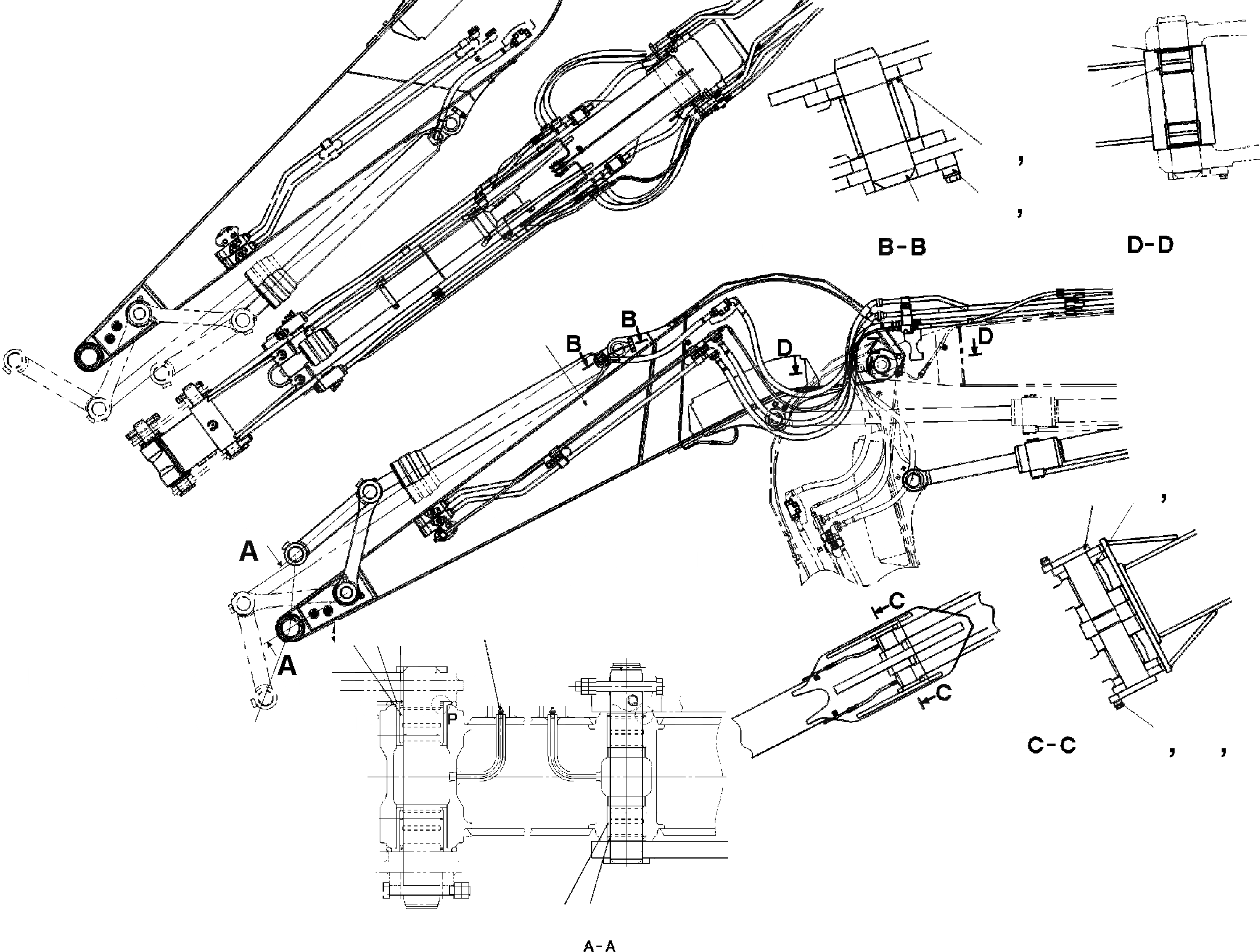 Схема запчастей Komatsu PC210MH-8 - M ПРЯМ. РУКОЯТЬ ГРУППА TABLE OF CONTENTS PCMH-8