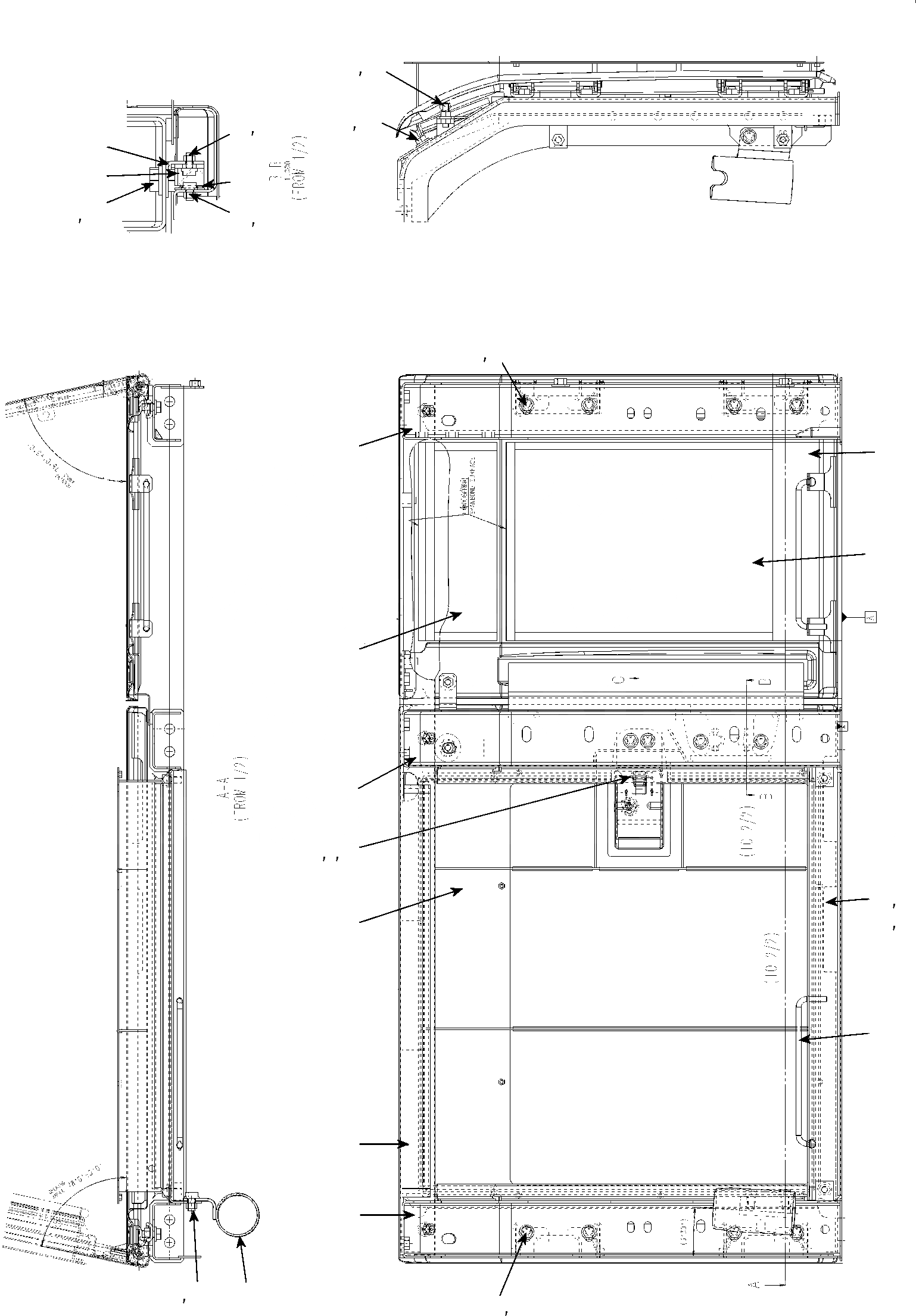 Схема запчастей Komatsu PC210LC-8 WASTE SPEC - OPERATORґS КАБИНА (ДВЕРЬ LH) TABLE OF CONTENS PCLC-8 WASTE СПЕЦ-Я