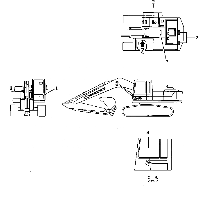 Схема запчастей Komatsu PC220-3 - МАРКИРОВКА (REGULATION OF SWEDEN) СПЕЦ. APPLICATION ЧАСТИ¤ МАРКИРОВКА¤ ИНСТРУМЕНТ И РЕМКОМПЛЕКТЫ