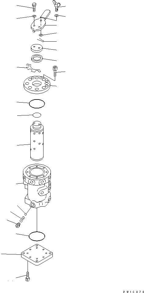 Схема запчастей Komatsu PC220-7 - MULTI PATERN КЛАПАН ОСНОВН. КОМПОНЕНТЫ И РЕМКОМПЛЕКТЫ