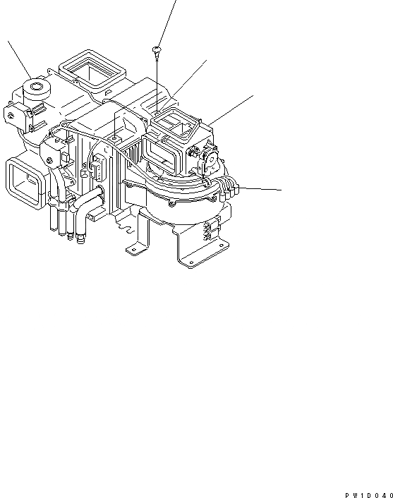 Схема запчастей Komatsu PC220-7-AA - БЛОК В СБОРЕ (С КОНДИЦИОНЕРОМ) ОСНОВН. КОМПОНЕНТЫ И РЕМКОМПЛЕКТЫ