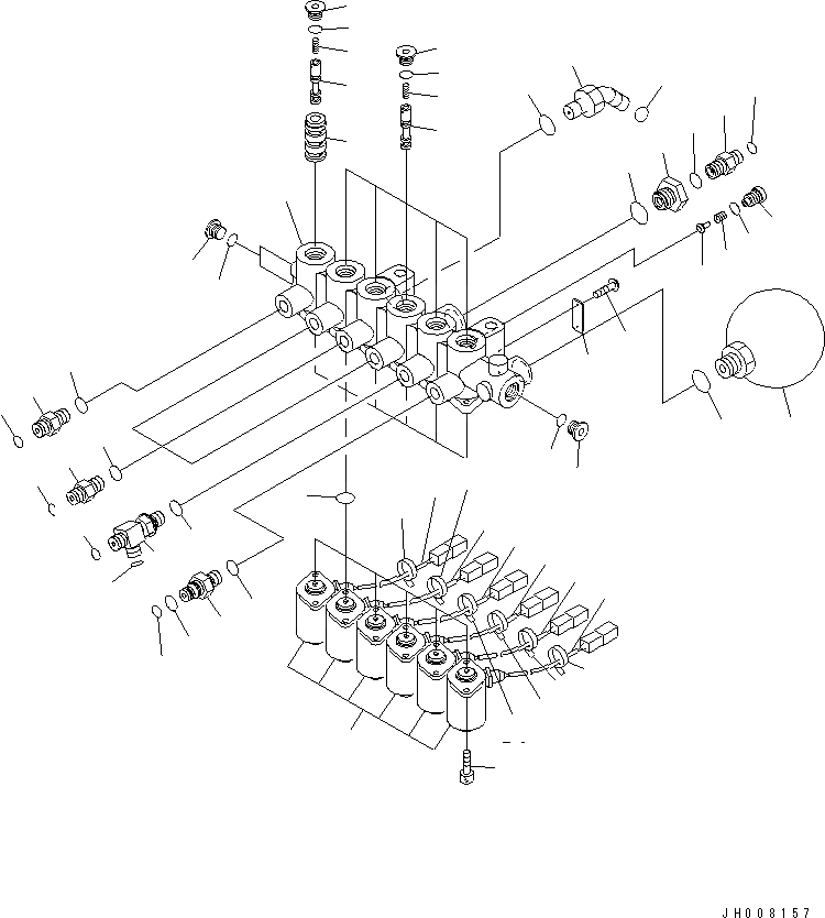 Схема запчастей Komatsu PC220-8 - СОЛЕНОИДНЫЙ КЛАПАН КОНТУР (СОЛЕНОИДНЫЙ КЛАПАН) (ДЛЯ -АКТУАТОР)(№78-) ГИДРАВЛИКА