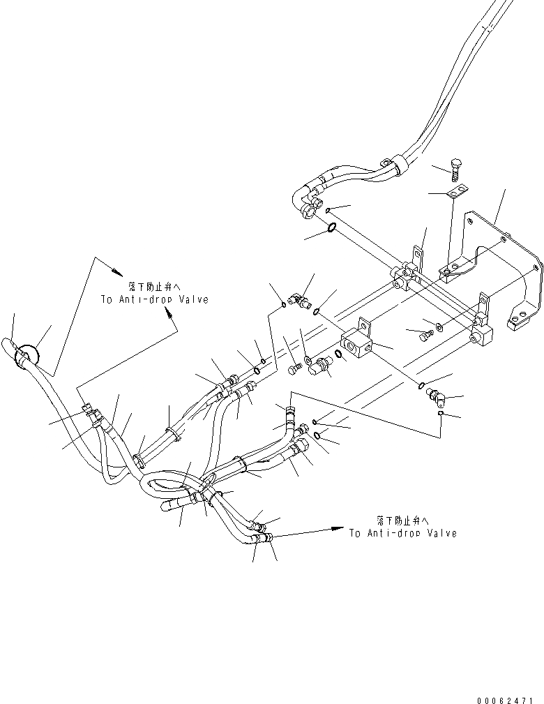 Схема запчастей Komatsu PC220-8 - КЛАПАН ПЕРЕГРУЗКИ (КЛАПАН ПЕРЕГРУЗКИ СТРЕЛЫ) (С СИГНАЛОМ ПЕРЕГРУЗКИ) ГИДРАВЛИКА