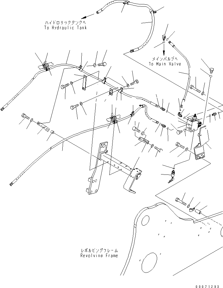 Схема запчастей Komatsu PC220-8 - БЫСТРОСЪЕМН. МЕХ-М ЛИНИИ ( АКТУАТОР) (ДЛЯ KAL) ГИДРАВЛИКА