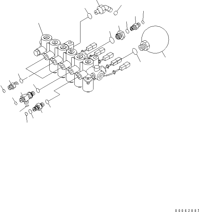Схема запчастей Komatsu PC220-8 - СОЛЕНОИДНЫЙ КЛАПАН КОНТУР (СОЛЕНОИДНЫЙ КЛАПАН) ГИДРАВЛИКА