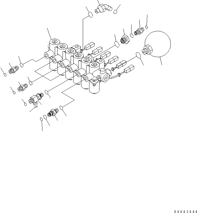 Схема запчастей Komatsu PC220-8 - СОЛЕНОИДНЫЙ КЛАПАН КОНТУР (СОЛЕНОИДНЫЙ КЛАПАН) (ДЛЯ И -АКТУАТОР) ГИДРАВЛИКА
