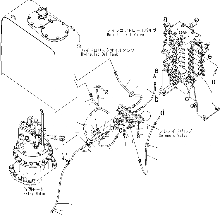 Схема запчастей Komatsu PC220-8 - СОЛЕНОИДНЫЙ КЛАПАН КОНТУР (СОЛЕНОИДНЫЙ КЛАПАН ТРУБЫ) ГИДРАВЛИКА