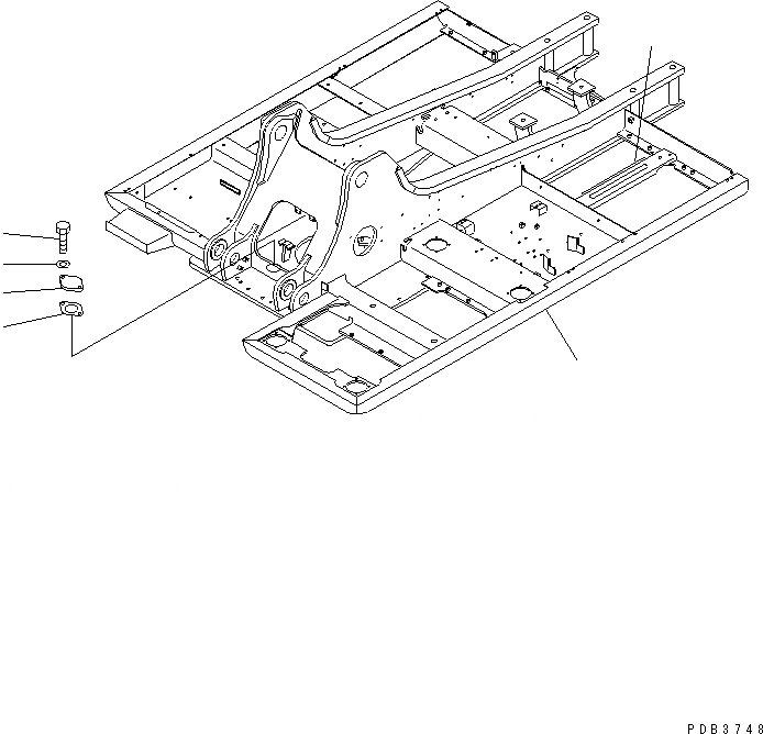 Схема запчастей Komatsu PC220LC-6 - ОСНОВНАЯ РАМА(№78-7) ОСНОВНАЯ РАМА И ЕЕ ЧАСТИ