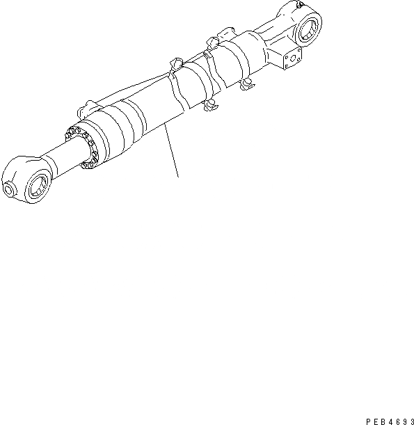 Схема запчастей Komatsu PC228USLC-2 - РУКОЯТЬ (.9M) (ЦИЛИНДР КОВША) (YELНИЗ. COLOR) РАБОЧЕЕ ОБОРУДОВАНИЕ