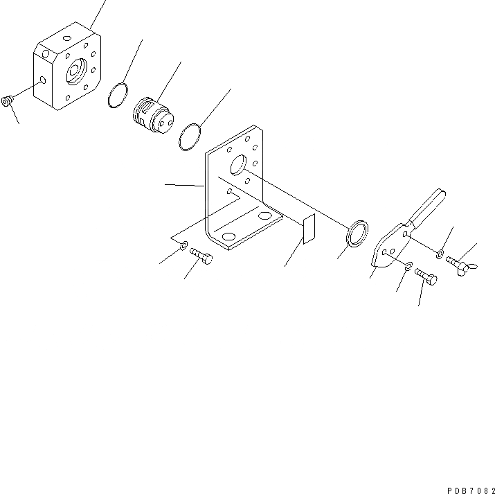 Схема запчастей Komatsu PC228USLC-1 - -WAY КЛАПАН (MULTIPLE PATTERN УПРАВЛ-Е) ОСНОВН. КОМПОНЕНТЫ И РЕМКОМПЛЕКТЫ