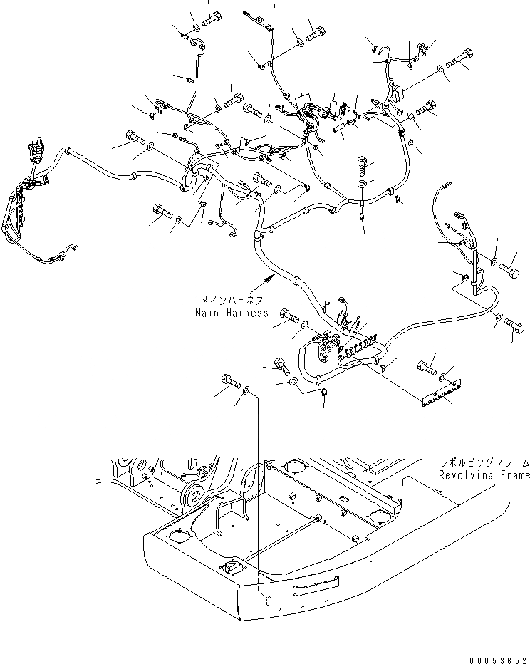 Схема запчастей Komatsu PC228USLC-3E0 - ОСНОВН. КЛАПАН (ШЛАНГИ) ( АКТУАТОР) (СПЕЦИФ-Я С ОТВАЛОМ) ГИДРАВЛИКА