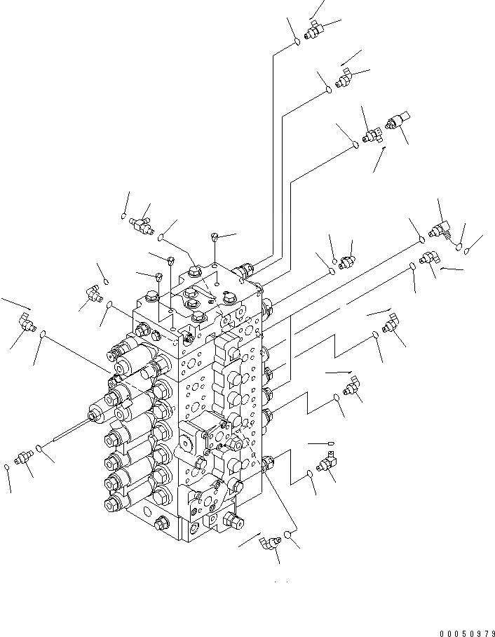 Схема запчастей Komatsu PC228USLC-3E0 - НАВЕСНОЕ ОБОРУД-Е (СОЛЕНОИДНЫЙ КЛАПАН) ( АКТУАТОР) ГИДРАВЛИКА