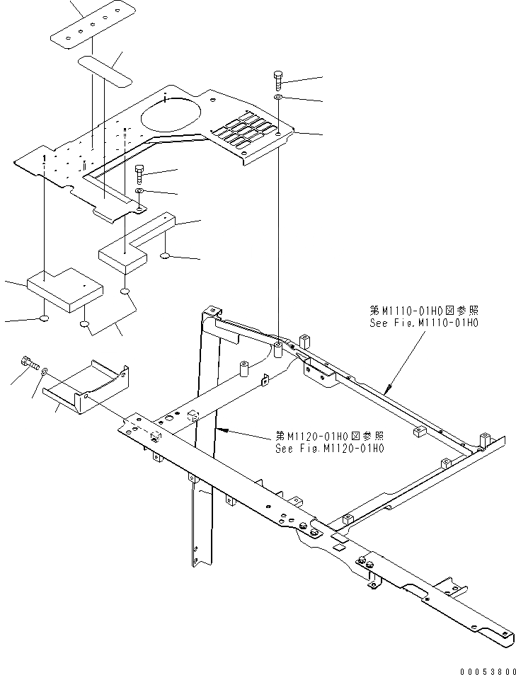 Схема запчастей Komatsu PC228USLC-3E0 - ПЕРЕДН. КРЫШКА(COVER) (/) ( АКТУАТОР) (ДЛЯ 2-СЕКЦИОНН. СТРЕЛЫ) ЧАСТИ КОРПУСА