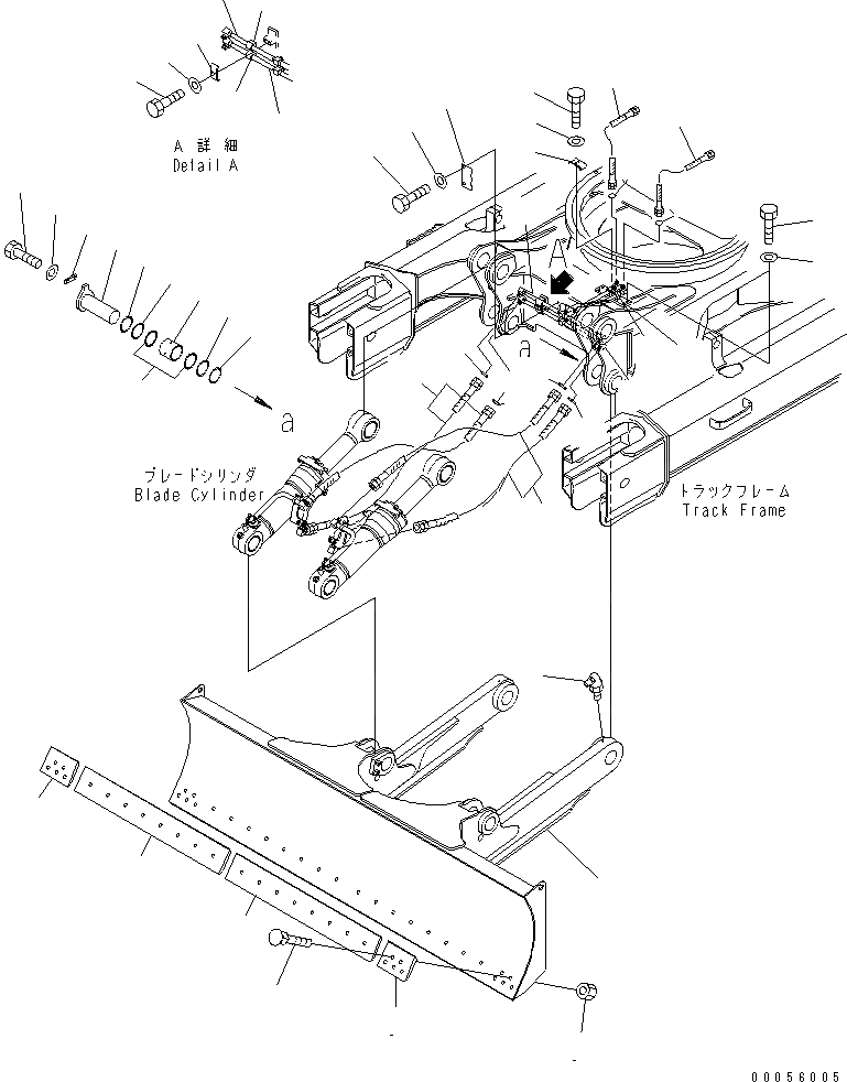 Схема запчастей Komatsu PC228USLC-3E0 - ОТВАЛ (LC) РАБОЧЕЕ ОБОРУДОВАНИЕ