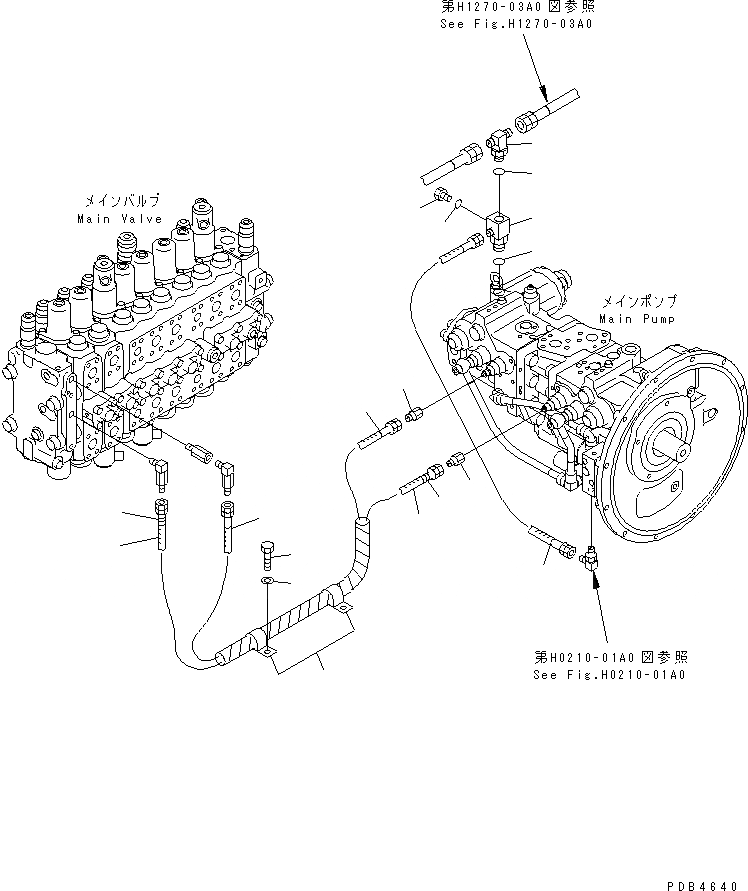 Схема запчастей Komatsu PC228UU-1-TN - ЛИНИЯ LS( АКТУАТОР) (ТУННЕЛЬН. СПЕЦ-Я.)(№-) ГИДРАВЛИКА