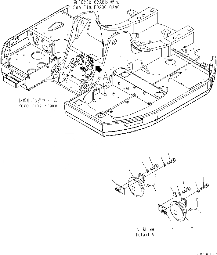 Схема запчастей Komatsu PC228US-3U - ЗВУК. СИГНАЛ. (БОЛ. SOUND)(№-) ЭЛЕКТРИКА