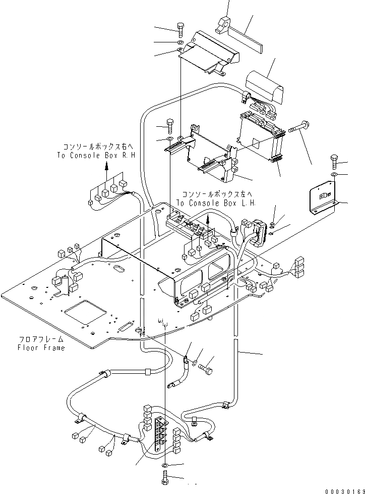 Схема запчастей Komatsu PC228US-3U - ОСНОВН. КОНСТРУКЦИЯ (ЭЛЕКТР.) (ЕС. СПЕЦ-Я.)(№-) КАБИНА ОПЕРАТОРА И СИСТЕМА УПРАВЛЕНИЯ