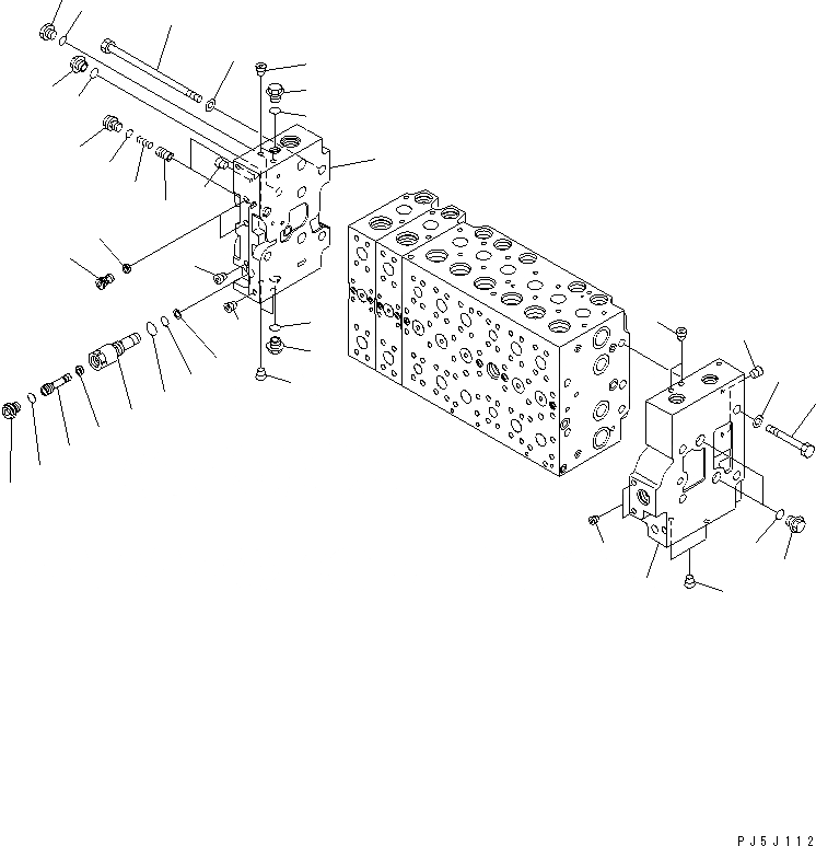 Схема запчастей Komatsu PC228US-3U - ОСНОВН. КЛАПАН (-АКТУАТОР) (7/) (СПЕЦ-Я ДЛЯ РАЗРУШ. ЗДАНИЙ¤ ЕС. СПЕЦ-Я.)(№-) ОСНОВН. КОМПОНЕНТЫ И РЕМКОМПЛЕКТЫ