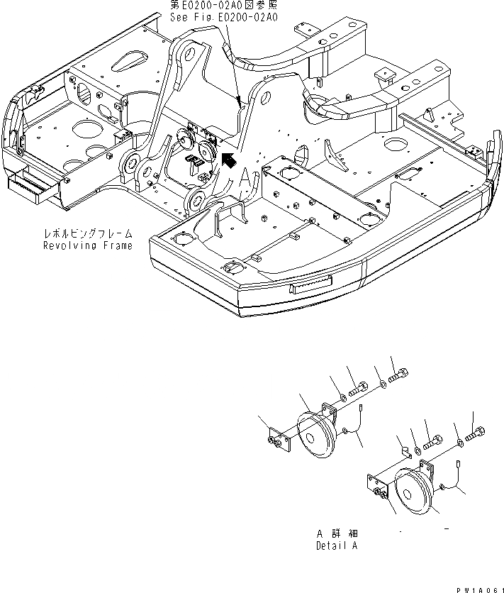 Схема запчастей Komatsu PC228US-3 - ЗВУК. СИГНАЛ. (БОЛ. SOUND)(№-) ЭЛЕКТРИКА