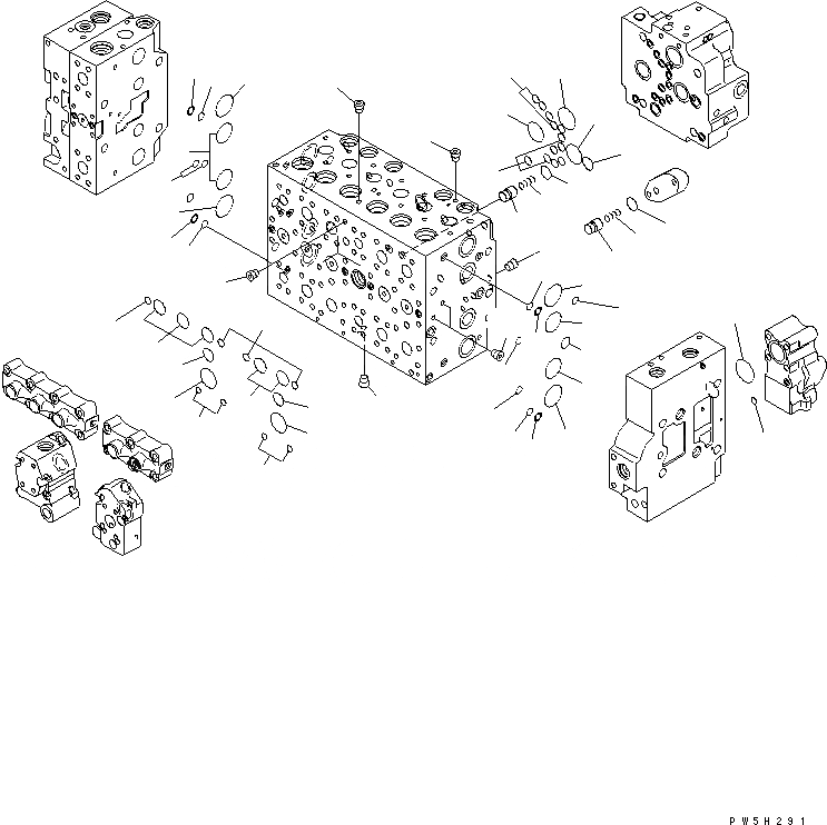 Схема запчастей Komatsu PC228US-3 - ОСНОВН. КЛАПАН (-АКТУАТОР) (/9) (РУКОЯТЬ CRANE¤ СПЕЦ-Я ДЛЯ РАЗРУШ. ЗДАНИЙ¤ 2-СЕКЦИОНН. СТРЕЛА¤ SLIDE РУКОЯТЬ)(№-) ОСНОВН. КОМПОНЕНТЫ И РЕМКОМПЛЕКТЫ