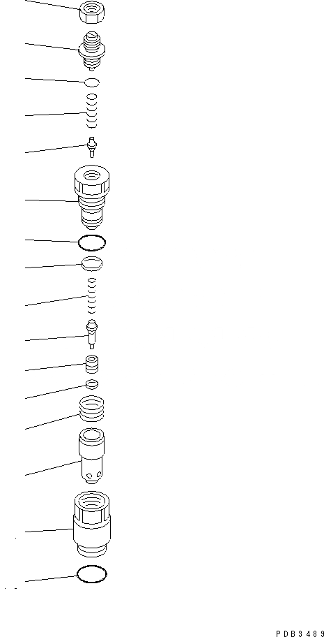 Схема запчастей Komatsu PC228US-3-AA - КЛАПАН БЕЗОПАСНОСТИ(№-) ОСНОВН. КОМПОНЕНТЫ И РЕМКОМПЛЕКТЫ