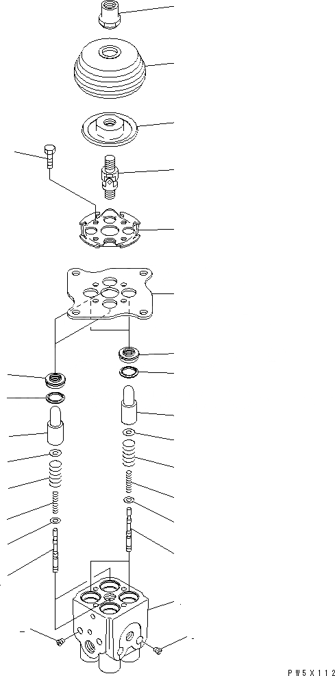 Схема запчастей Komatsu PC228US-3E0 - КЛАПАН PPC(ДЛЯ РАБОЧ. ОБОРУД-Я) ОСНОВН. КОМПОНЕНТЫ И РЕМКОМПЛЕКТЫ