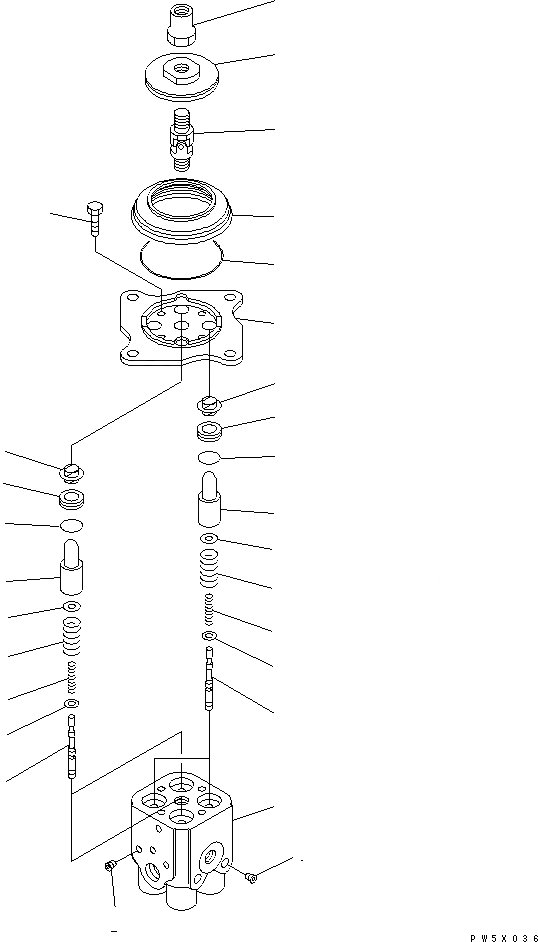 Схема запчастей Komatsu PC228US-3-AG - КЛАПАН PPC(ДЛЯ РАБОЧ. ОБОРУД-Я)(№-) ОСНОВН. КОМПОНЕНТЫ И РЕМКОМПЛЕКТЫ