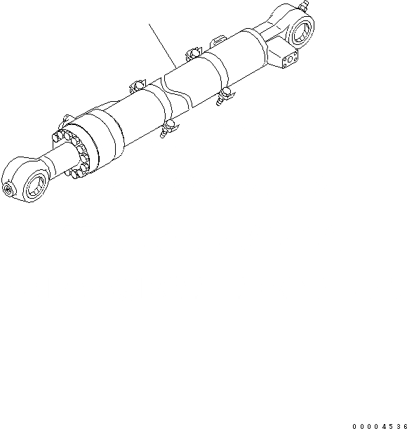 Схема запчастей Komatsu PC228US-3N-YA - РУКОЯТЬ (.9M) (ЦИЛИНДР КОВША) (YELНИЗ.) РАБОЧЕЕ ОБОРУДОВАНИЕ