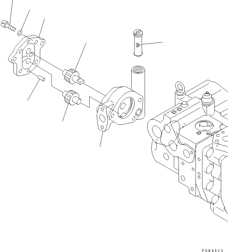 Схема запчастей Komatsu PC228UU-1 - ОСНОВН. НАСОС (9/)(№-) ОСНОВН. КОМПОНЕНТЫ И РЕМКОМПЛЕКТЫ