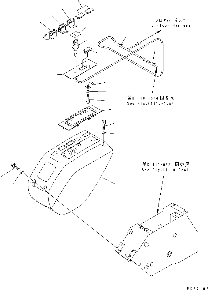 Схема запчастей Komatsu PC228UU-1-MO - ОСНОВН. КОНСТРУКЦИЯ (COVER) (ЛЕВ.) (С ОБОГРЕВ-ЛЕМ) (ДЛЯ MONO-СТРЕЛА)(№-7) КАБИНА ОПЕРАТОРА И СИСТЕМА УПРАВЛЕНИЯ