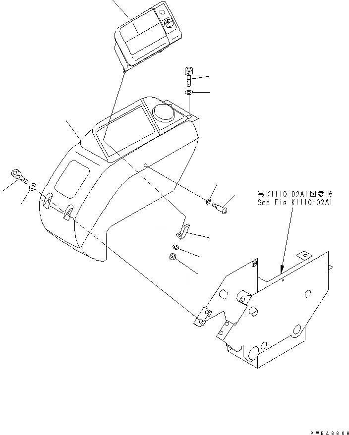 Схема запчастей Komatsu PC228UU-1-MO - ОСНОВН. КОНСТРУКЦИЯ (ПАНЕЛЬ) (ДЛЯ MONO-СТРЕЛА)(№-7) КАБИНА ОПЕРАТОРА И СИСТЕМА УПРАВЛЕНИЯ