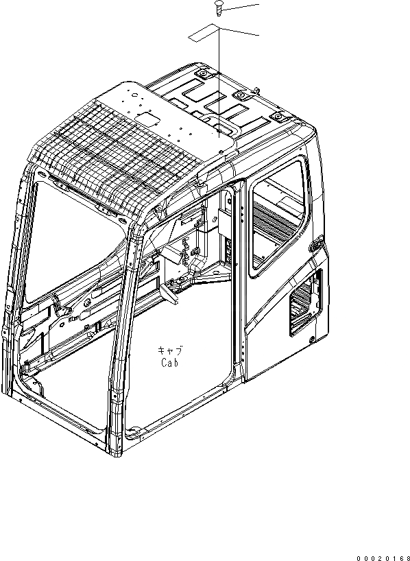 Схема запчастей Komatsu PC230-7-CG - ПРЕДУПРЕЖДАЮЩ. МАРКИРОВКА (СПЕЦ-Я ДЛЯ РАЗРУШ. ЗДАНИЙ)(№-) МАРКИРОВКА