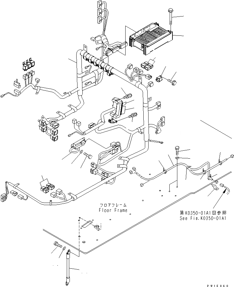 Схема запчастей Komatsu PC230-7-AA - ОСНОВН. КОНСТРУКЦИЯ (ЭЛЕКТР.) (ДЛЯ SKYLIGHT ДВОРНИКИ) КАБИНА ОПЕРАТОРА И СИСТЕМА УПРАВЛЕНИЯ