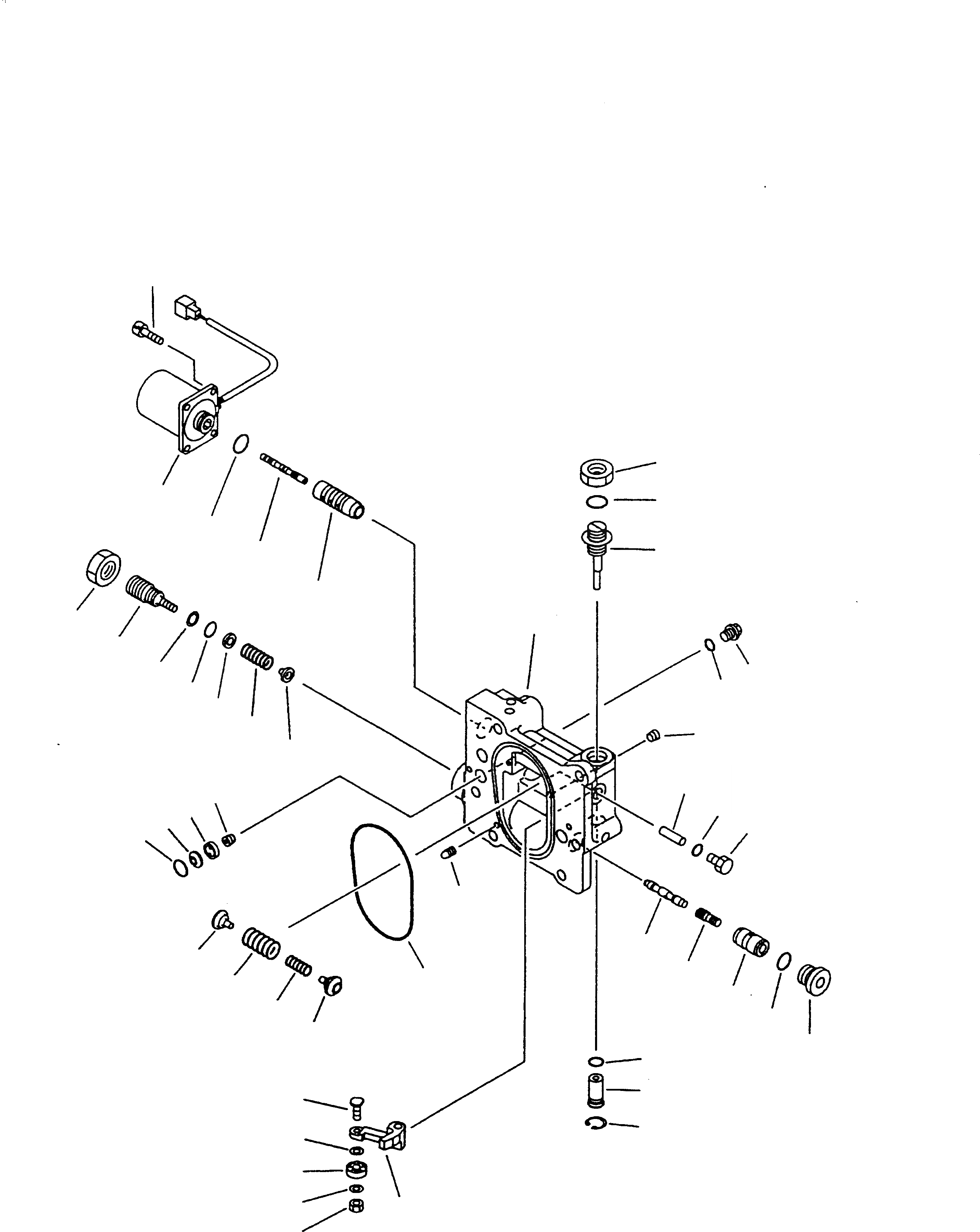 Схема запчастей Komatsu PC240-6K - ОСНОВН. НАСОС (9/9) (HPV 9+9+BARO-) (С КЛАПАНОМ TVC)(№K-K999) ГИДРАВЛИКА