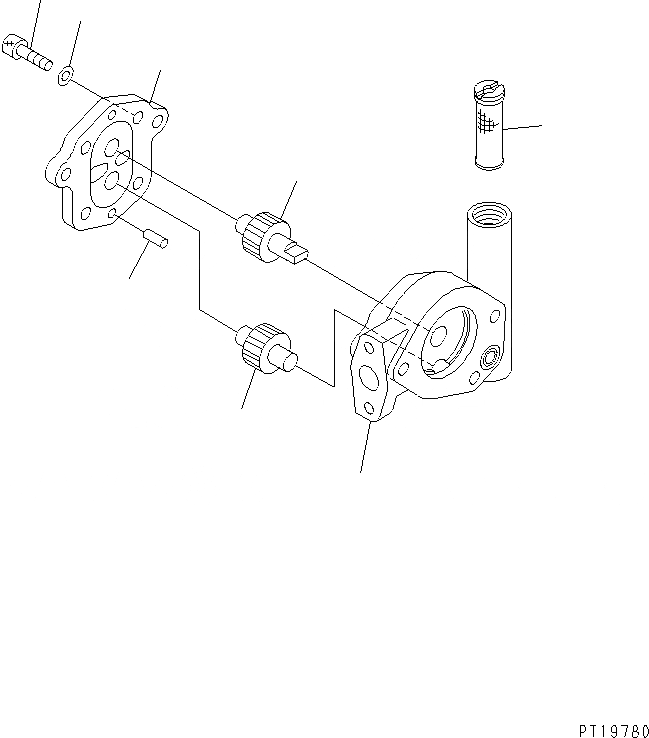 Схема запчастей Komatsu PC240LC-6K - ОСНОВН. НАСОС (7/9) (HPV 9+9+BARO-) (С КЛАПАНОМ TVC)(№K-K999) ГИДРАВЛИКА