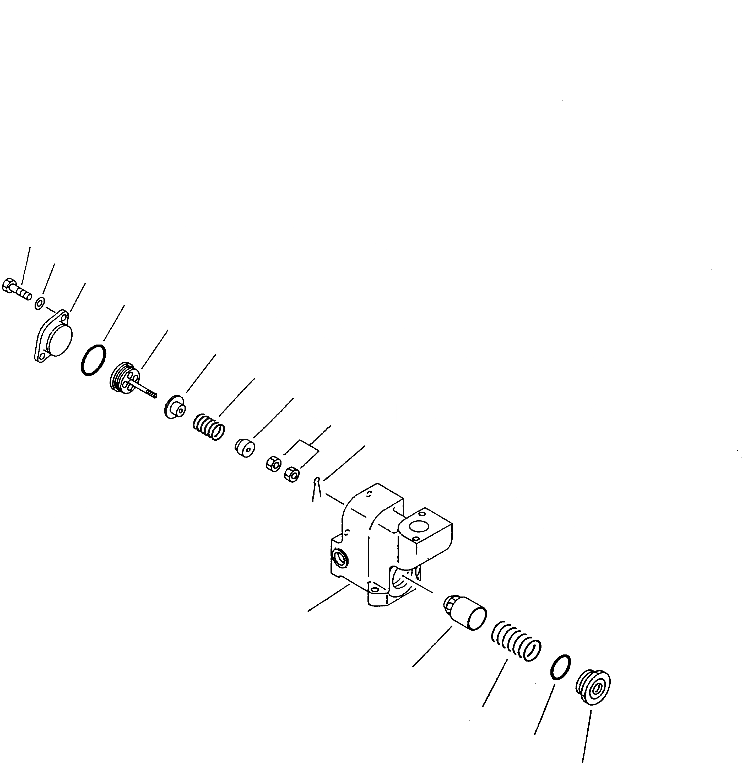Схема запчастей Komatsu PC240LC-6K - ВОЗВРАТНАЯ ЛИНИЯ(БЛОК) (ПЕРЕКЛЮЧАТЕЛЬ КЛАПАН)(№K-K999) ГИДРАВЛИКА