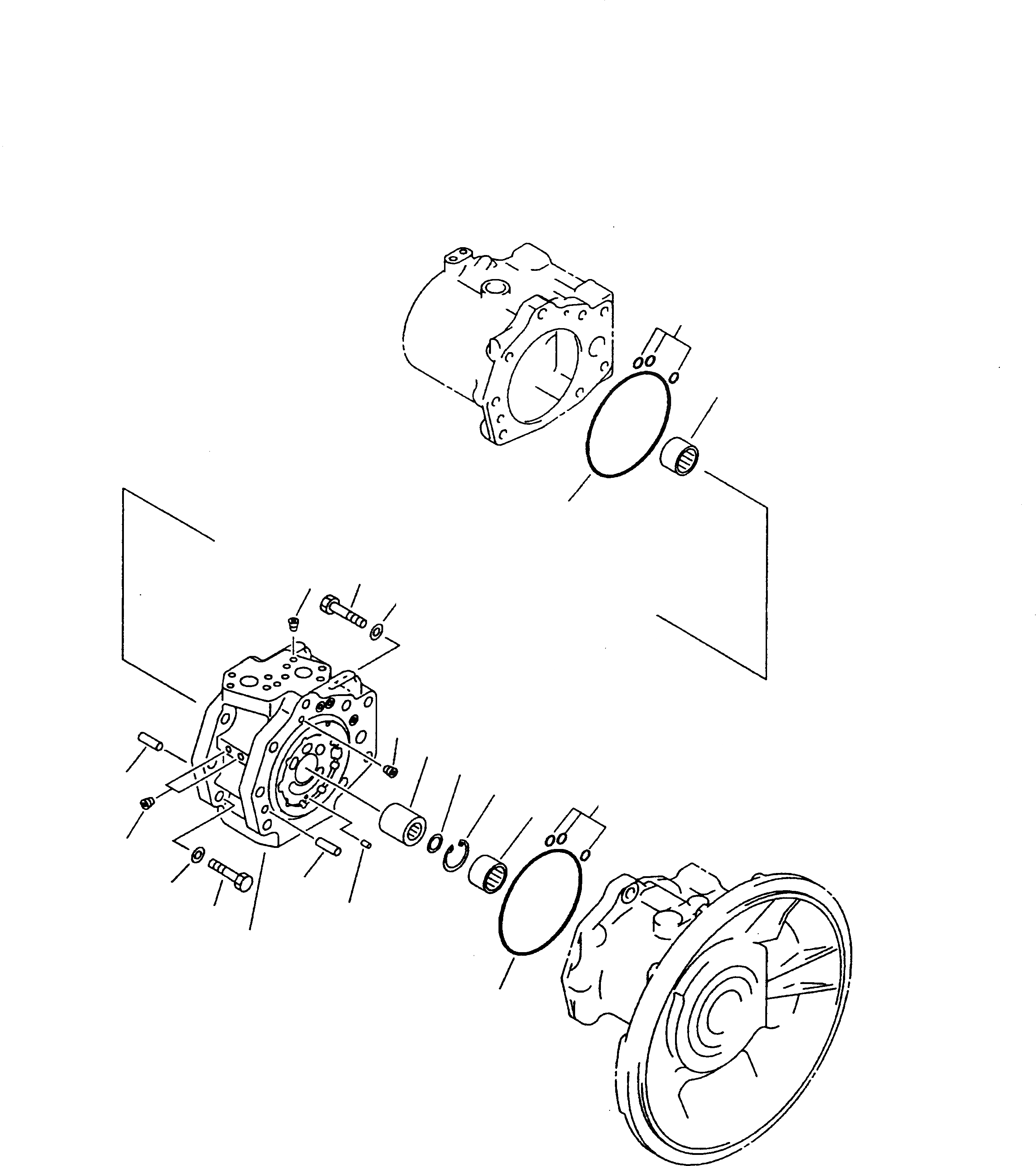 Схема запчастей Komatsu PC240NLC-6K - ОСНОВН. НАСОС (/9) (HPV 9+9+BARO-) (С КЛАПАНОМ TVC)(№K-K999) ГИДРАВЛИКА