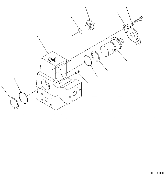 Схема запчастей Komatsu PC240NLC-6K - НАВЕСНОЕ ОБОРУД-Е ( АКТУАТОР) (CROSS КЛАПАН¤ ПРАВ.) (КЛАПАН)(№K-K999) ГИДРАВЛИКА