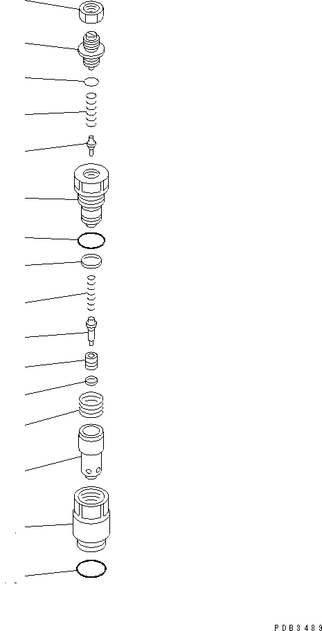 Схема запчастей Komatsu PC250HD-6Z - ВСАСЫАЮЩИЙ КЛАПАН БЕЗОПАСНОСТИ ОСНОВН. КОМПОНЕНТЫ И РЕМКОМПЛЕКТЫ