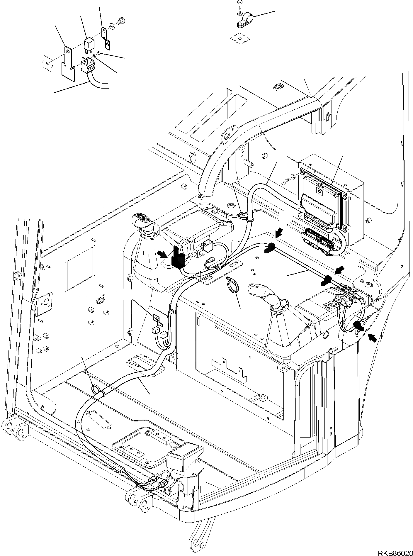 Схема запчастей Komatsu PC26MR-3 - ЭЛЕКТРИКА (ПЛАТФОРМА ЛИНИЯ) (/), С ПРОПОРЦИОНАЛЬН. РЫЧАГ УПРАВЛ-Я КОМПОНЕНТЫ ДВИГАТЕЛЯ И ЭЛЕКТРИКА