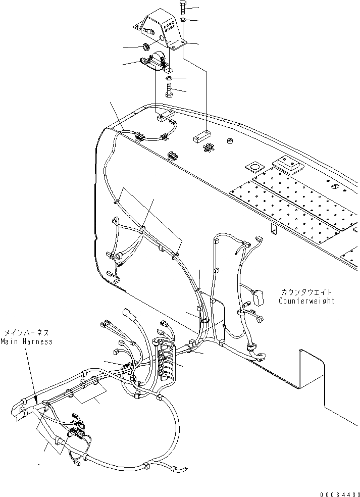 Схема запчастей Komatsu PC270-8 - СИГНАЛ ХОДА(№-) ЭЛЕКТРИКА