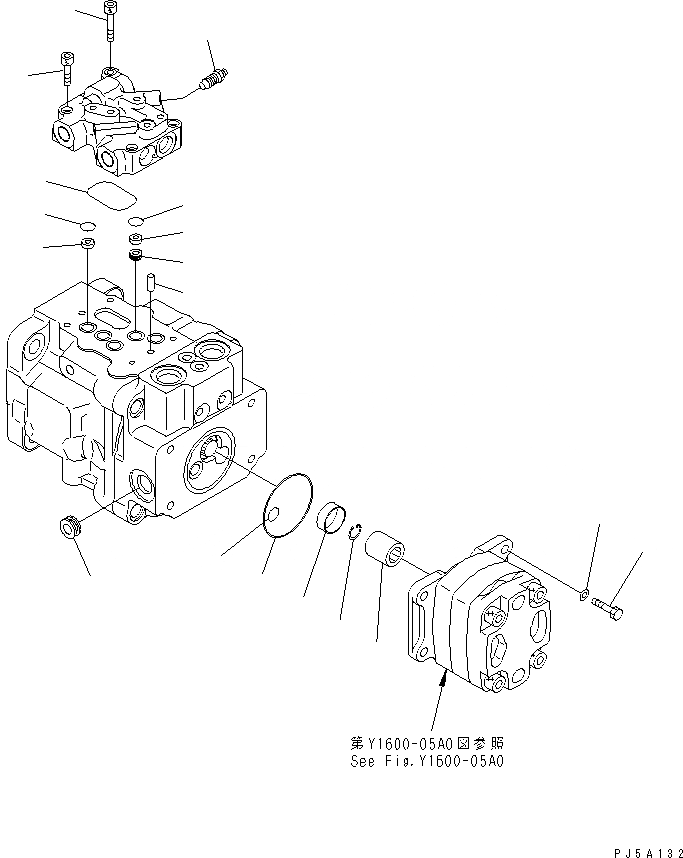 Схема запчастей Komatsu PC27MR-1 - ОСНОВН. НАСОС (/)(№9-) ОСНОВН. КОМПОНЕНТЫ И РЕМКОМПЛЕКТЫ