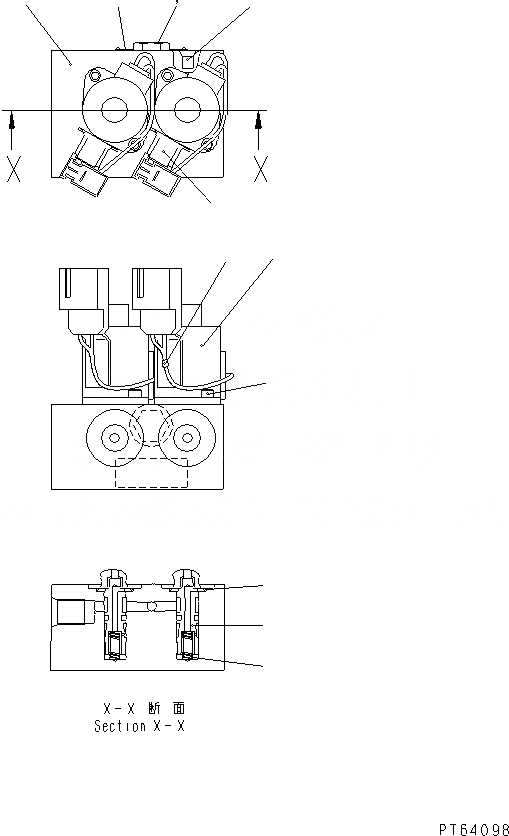 Схема запчастей Komatsu PC27MR-1 - E.P.C. КЛАПАН (ВНУТР. ЧАСТИ) ОСНОВН. КОМПОНЕНТЫ И РЕМКОМПЛЕКТЫ