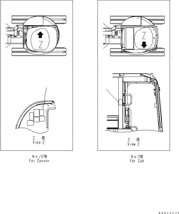 Схема запчастей Komatsu PC27MR-3 - МАРКИРОВКА (OPERATING ПЛАСТИНА) (ISO PATTERN) (КРОМЕ ЯПОН.)(№-) МАРКИРОВКА