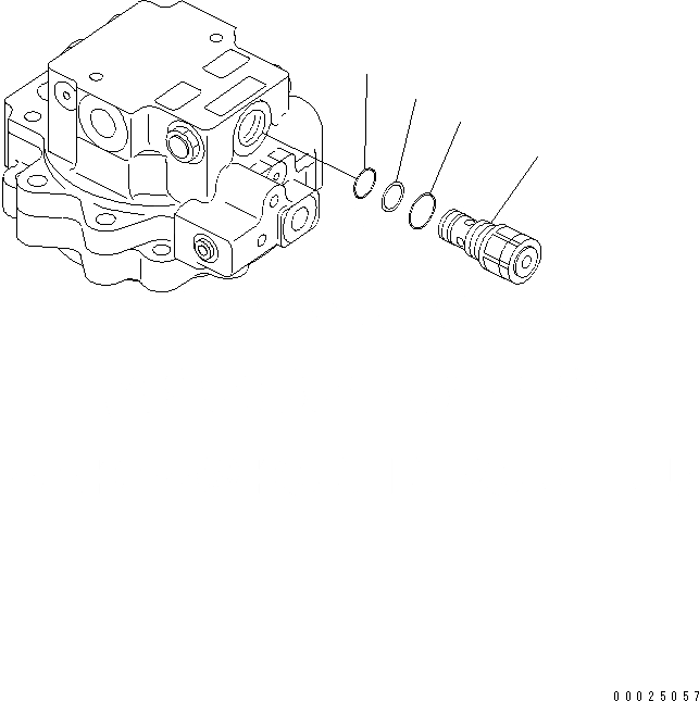 Схема запчастей Komatsu PC27MRX-1 - МОТОР ПОВОРОТА (/) ОСНОВН. КОМПОНЕНТЫ И РЕМКОМПЛЕКТЫ