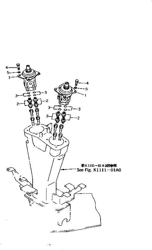 Схема запчастей Komatsu PC28UD-2 - P.P.C. ЛИНИЯ (/) ГИДРАВЛИКА